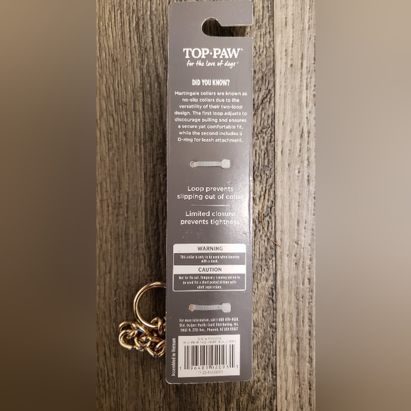 NWT'S TOP•PAW TRAINING 🐾 NO SLIP MARTINGALE COLLAR | Size Various 🐶 - Picture 8 of 8